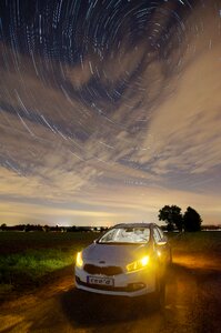 Starry sky night sky star