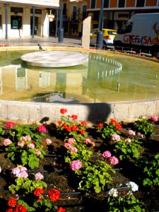 Daimiel - Plaza de España, Fuente del Reloj