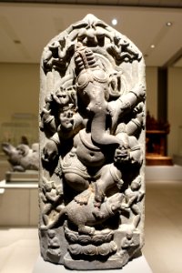 Dancing Ganesh, North Bengal, 11th century AD, schist - Ethnological Museum, Berlin - DSC01608