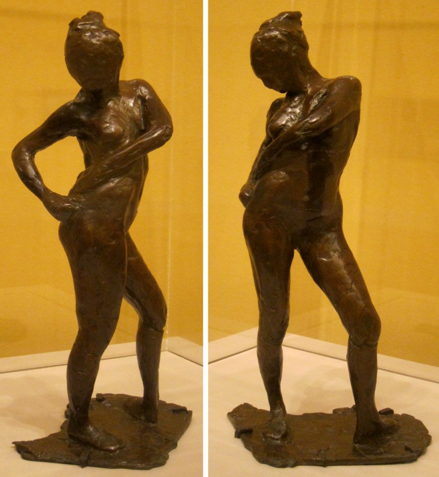 Dancer Fastening the Strings on her Tights by Edgar Degas, San Diego Museum of Art