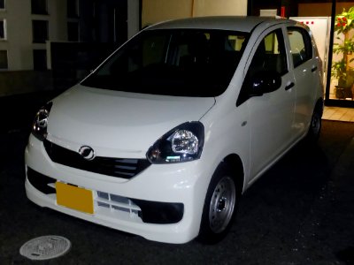 Daihatsu Mira e;S (LA310S) at night front