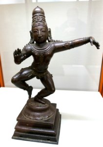 Dancing Balakrishna, South India, 14th-15th century AD, bronze - Matsuoka Museum of Art - Tokyo, Japan - DSC07176