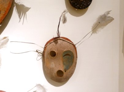 Dance mask depicting the red fox spirit - Jacobsen Yup'ik collection, 1883 - Ethnological Museum, Berlin - DSC01042
