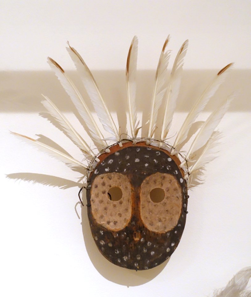 Dance mask, probably depicting an owl - Jacobsen Yup'ik collection, 1883 - Ethnological Museum, Berlin - DSC01043