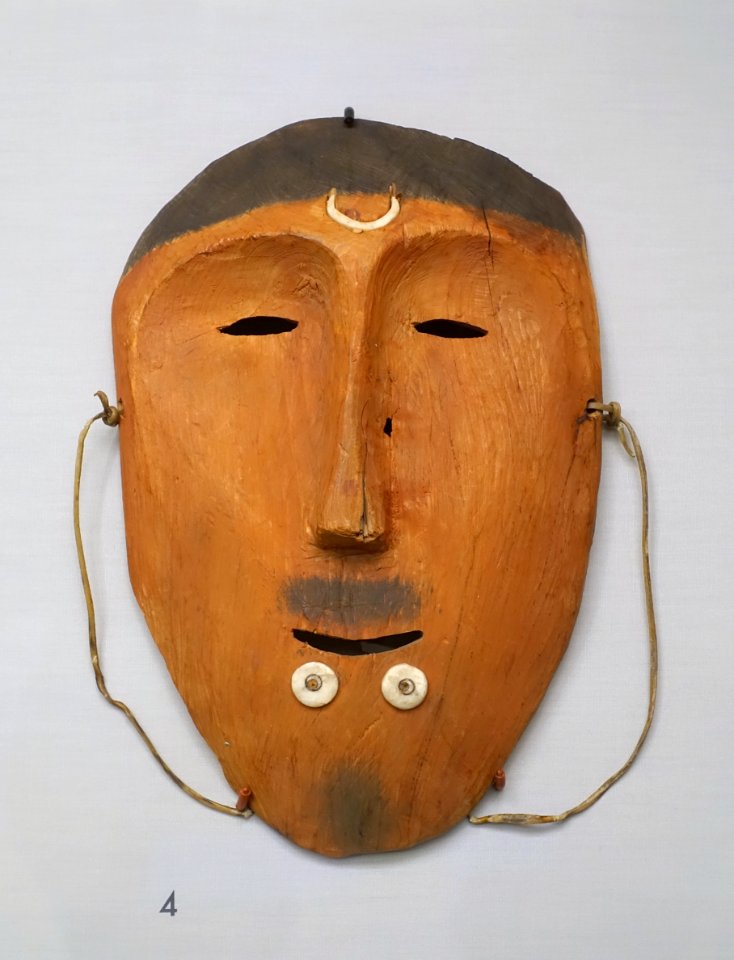 Dance mask, Bering Straight Eskimo, acquired 1909 - Native American collection - Peabody Museum, Harvard University - DSC05859