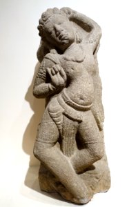 Dancer, Champa sculpture, Quang Nam province, 9th-11th century AD, stone - Vietnam National Museum of Fine Arts - Hanoi, Vietnam - DSC04796