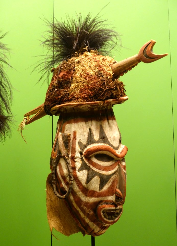 Dance mask, Tami, New Guinea, 1910 - Südseeabteilung - Ethnological Museum, Berlin - DSC00924