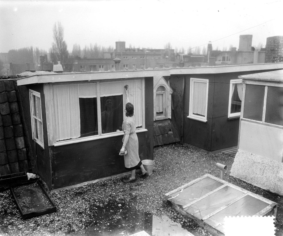 Dakhuisjes in De Lairessestraat Amsterdam, Bestanddeelnr 905-4251