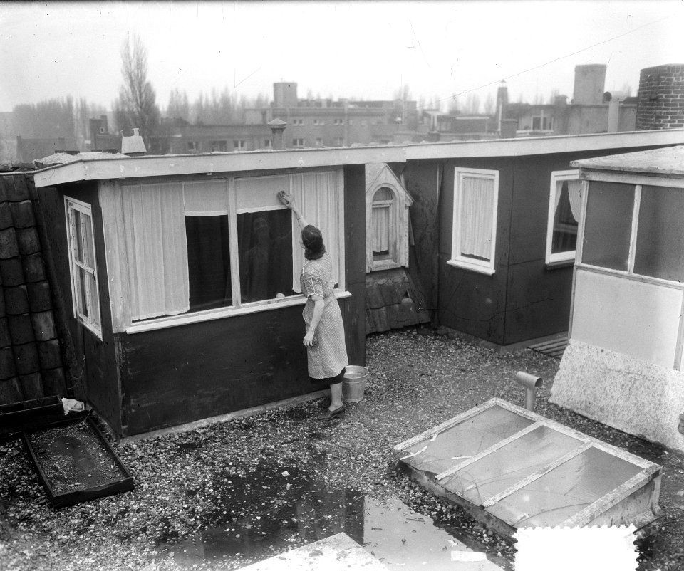 Dakhuisjes in De Lairessestraat Amsterdam, Bestanddeelnr 905-4253