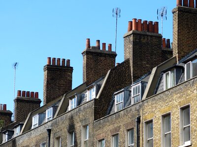 Fireplace city england photo