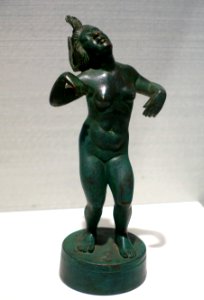 Dancer by Ernst Riegel, 1918, bronze - Hessisches Landesmuseum Darmstadt - Darmstadt, Germany - DSC01036