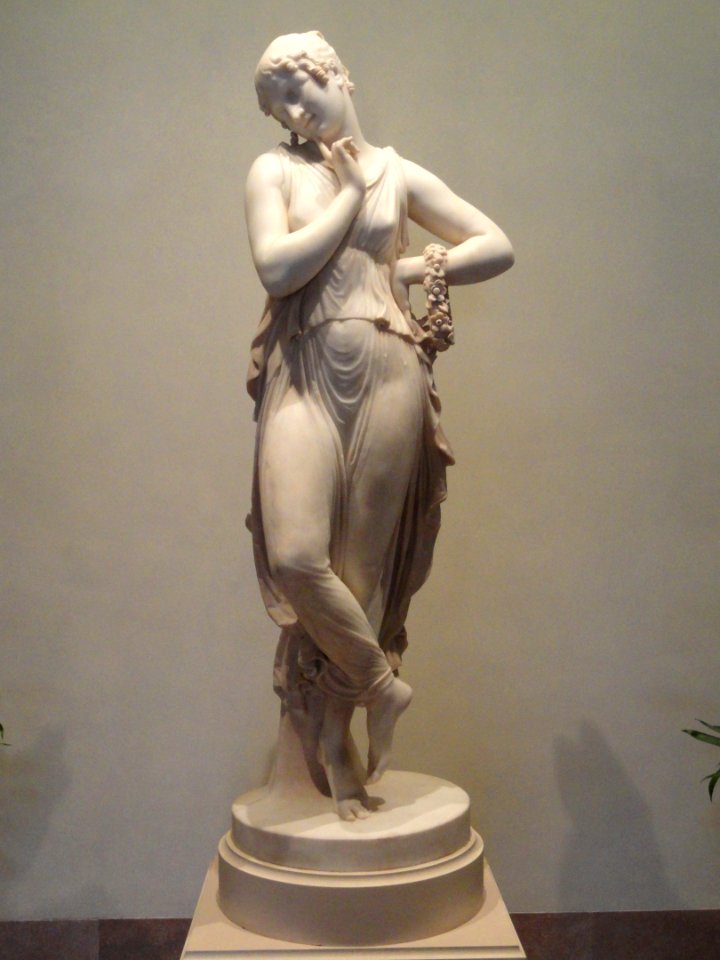 Dancer with Finger on Chin by Antonio Canova, model 1809-1814, carved 1819-1823, marble - National Gallery of Art, Washington - DSC08975