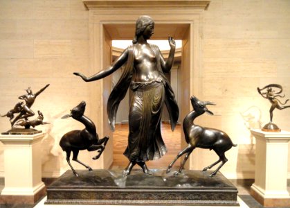 Dancer and Gazelles by Paul Manship, 1916, bronze - National Gallery of Art, Washington - DSC09772