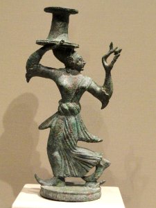 Dancer or Maenad, 600-580 BC, Etruscan, bronze - Cleveland Museum of Art - DSC08269