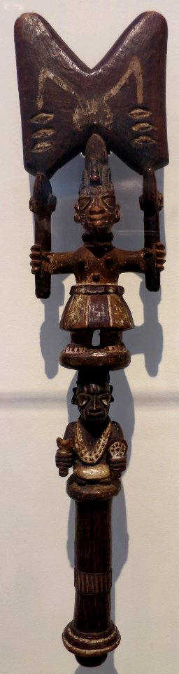 Dance wand, Yoruba people, Honolulu Museum of Art, 4382.1