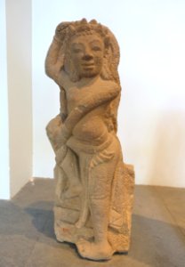Dancer, Tra Kieu, Quang Nam, 10th century AD, sandstone - Museum of Vietnamese History - Ho Chi Minh City - DSC06143