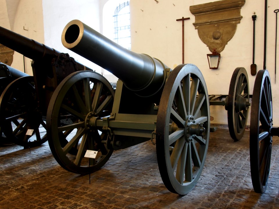 Danish 19cm model 1898 howitzer fortification artillery pic2