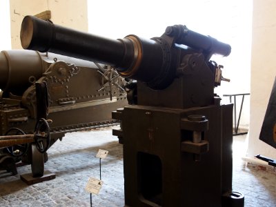 Danish 120mm rapid-fire model1893 howitzer at the Royal Danish Arsenal Museum (Copenhagen)