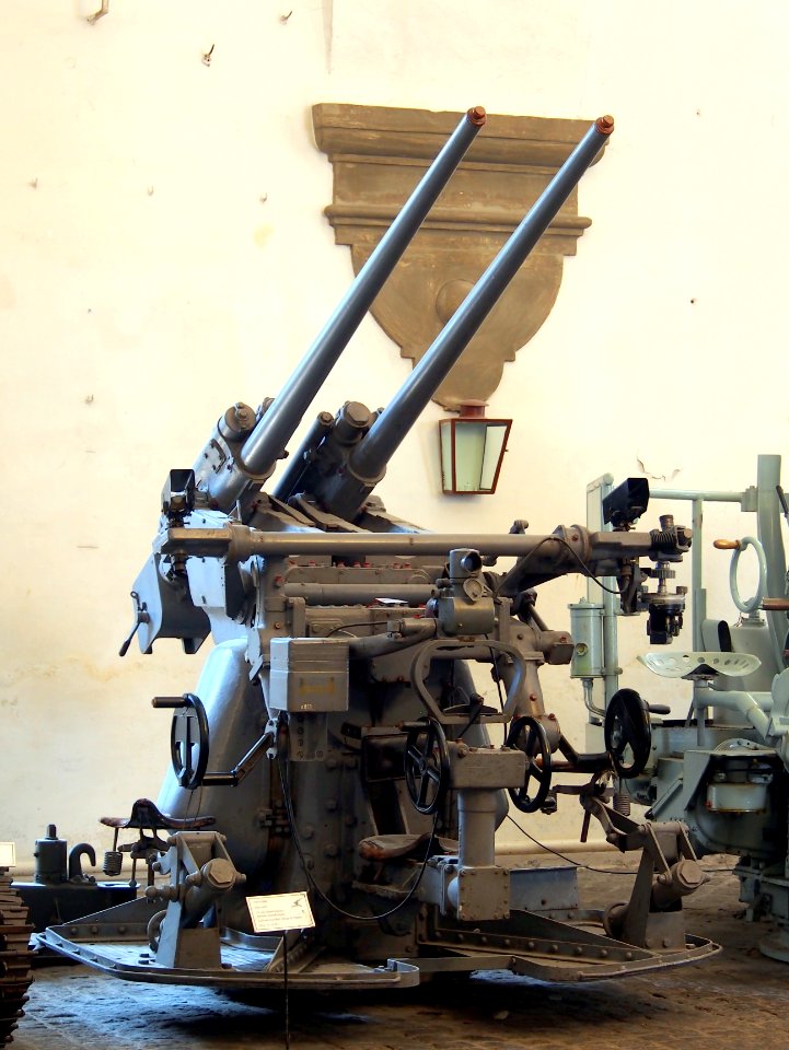 Danish AAA 37mm machinegun used in the fleet at the Royal Danish Arsenal Museum (Copenhagen)