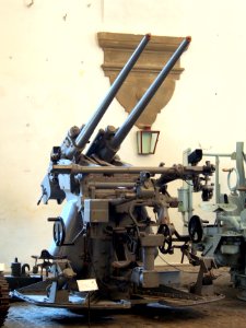 Danish AAA 37mm machinegun used in the fleet at the Royal Danish Arsenal Museum (Copenhagen)