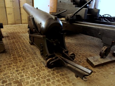 Danish 84 pounder smoothbore cannon at the Royal Danish Arsenal Museum (Copenhagen), pic2
