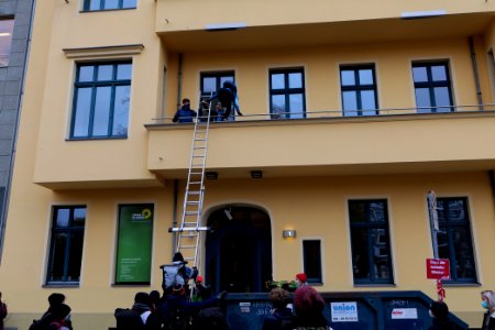 Dannenrod forest protest at green party headquarter Berlin 2020-10-28 13