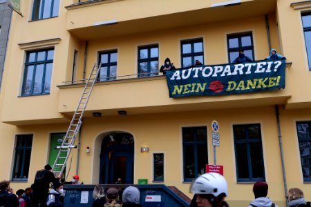 Dannenrod forest protest at green party headquarter Berlin 2020-10-28 24