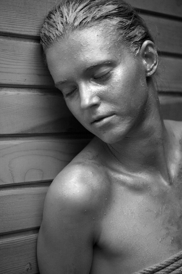 Portrait woman people