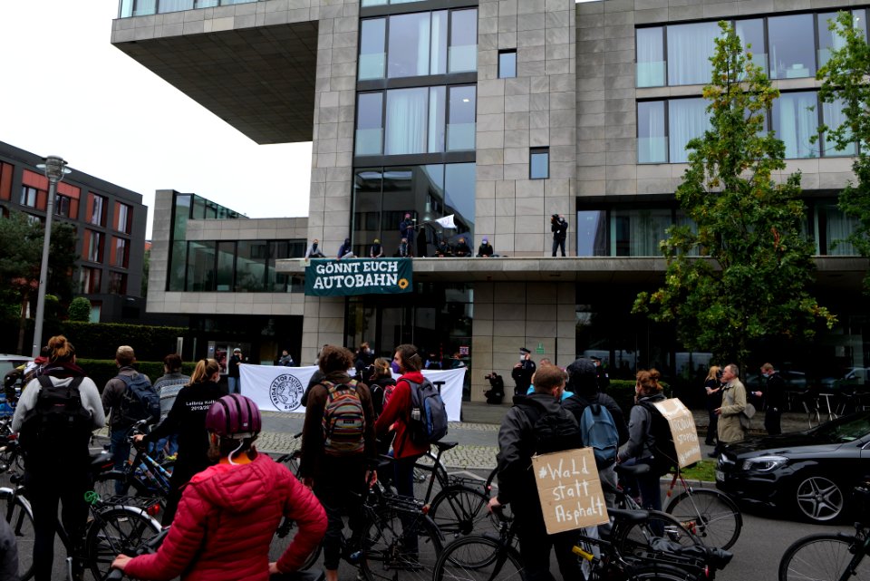 Dannenrod forest protest at Hesse representation Berlin 2020-10-02 72