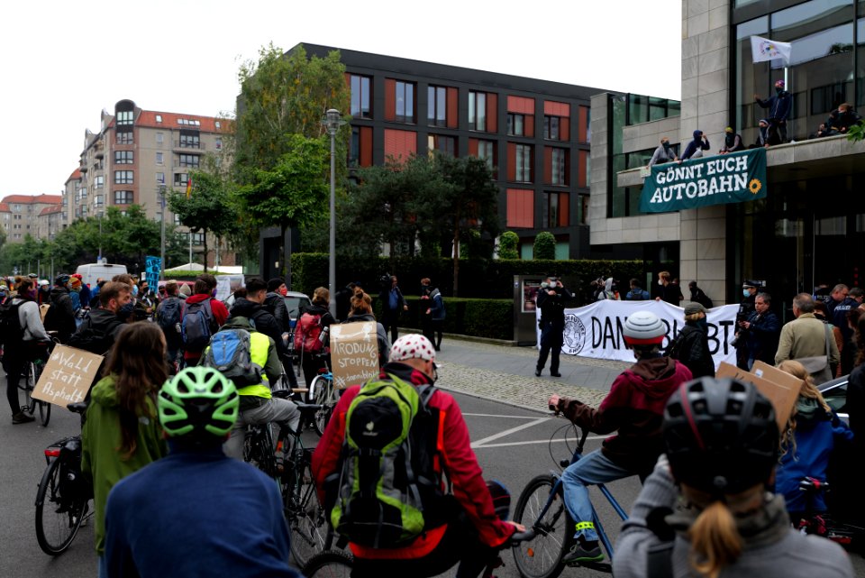 Dannenrod forest protest at Hesse representation Berlin 2020-10-02 82