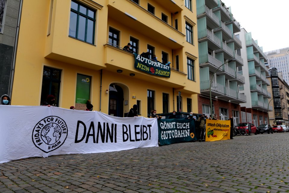Dannenrod forest protest at green party headquarter Berlin 2020-10-28 34