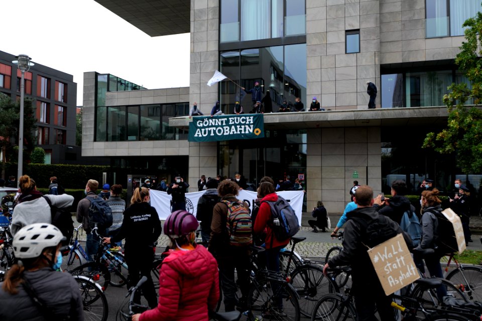 Dannenrod forest protest at Hesse representation Berlin 2020-10-02 77