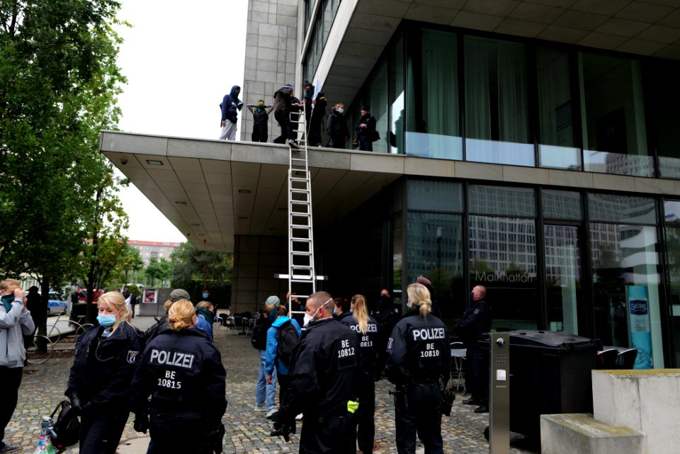 Dannenrod forest protest at Hesse representation Berlin 2020-10-02 123