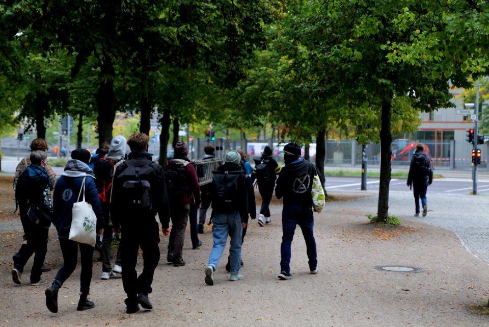 Dannenrod forest protest at Hesse representation Berlin 2020-10-02 01