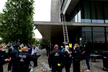 Dannenrod forest protest at Hesse representation Berlin 2020-10-02 125