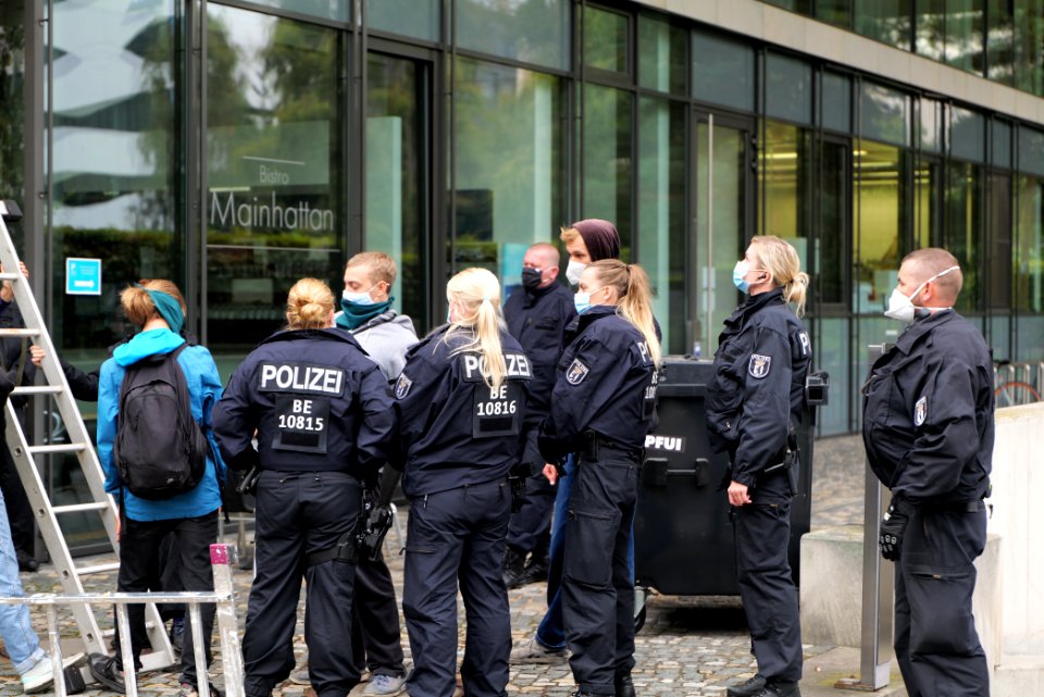 Dannenrod forest protest at Hesse representation Berlin 2020-10-02 121