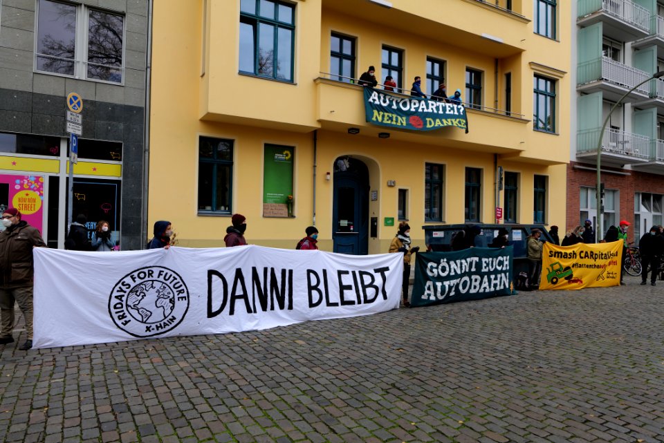 Dannenrod forest protest at green party headquarter Berlin 2020-10-28 83