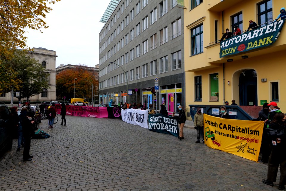 Dannenrod forest protest at green party headquarter Berlin 2020-10-28 79