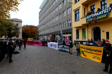 Dannenrod forest protest at green party headquarter Berlin 2020-10-28 79