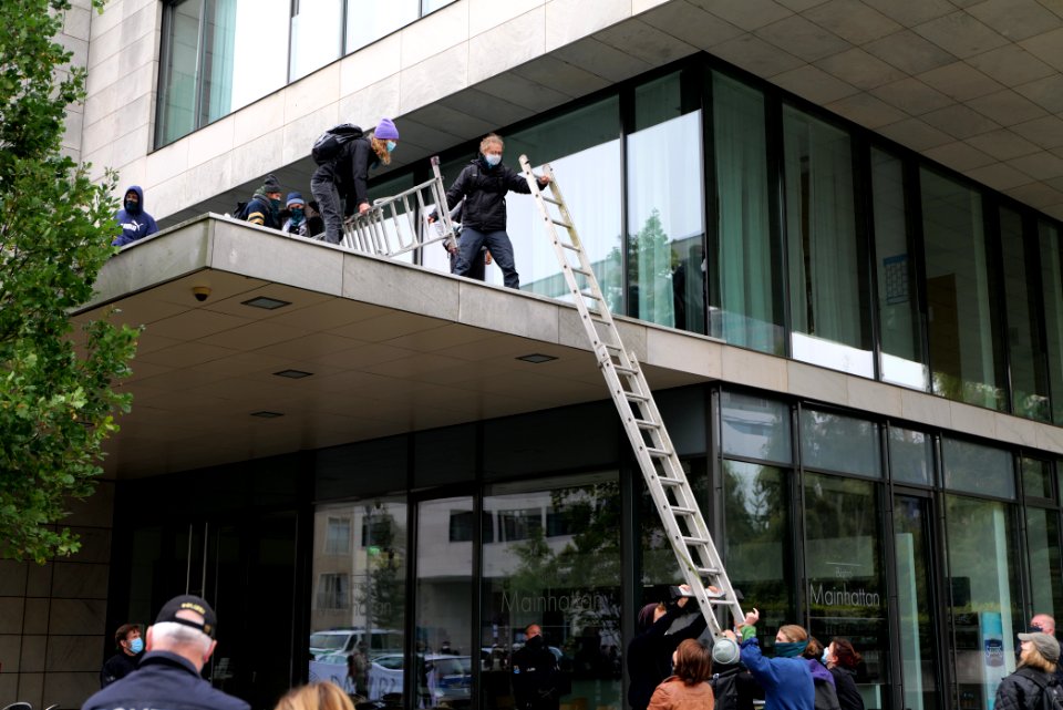 Dannenrod forest protest at Hesse representation Berlin 2020-10-02 119