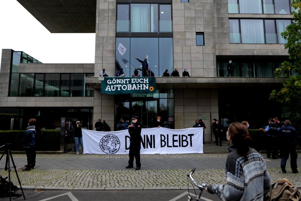 Dannenrod forest protest at Hesse representation Berlin 2020-10-02 83