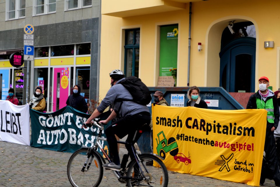 Dannenrod forest protest at green party headquarter Berlin 2020-10-28 64