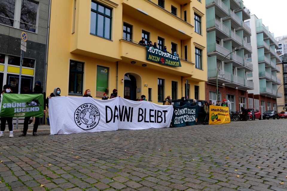 Dannenrod forest protest at green party headquarter Berlin 2020-10-28 43
