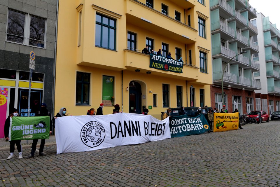 Dannenrod forest protest at green party headquarter Berlin 2020-10-28 41