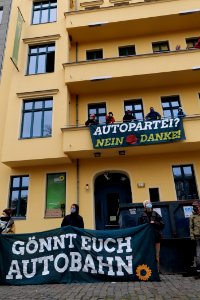 Dannenrod forest protest at green party headquarter Berlin 2020-10-28 69