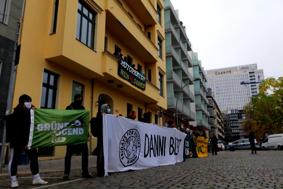Dannenrod forest protest at green party headquarter Berlin 2020-10-28 48