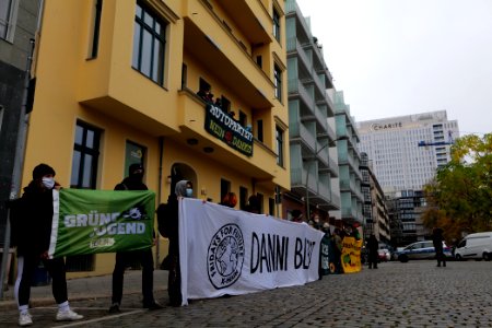 Dannenrod forest protest at green party headquarter Berlin 2020-10-28 48