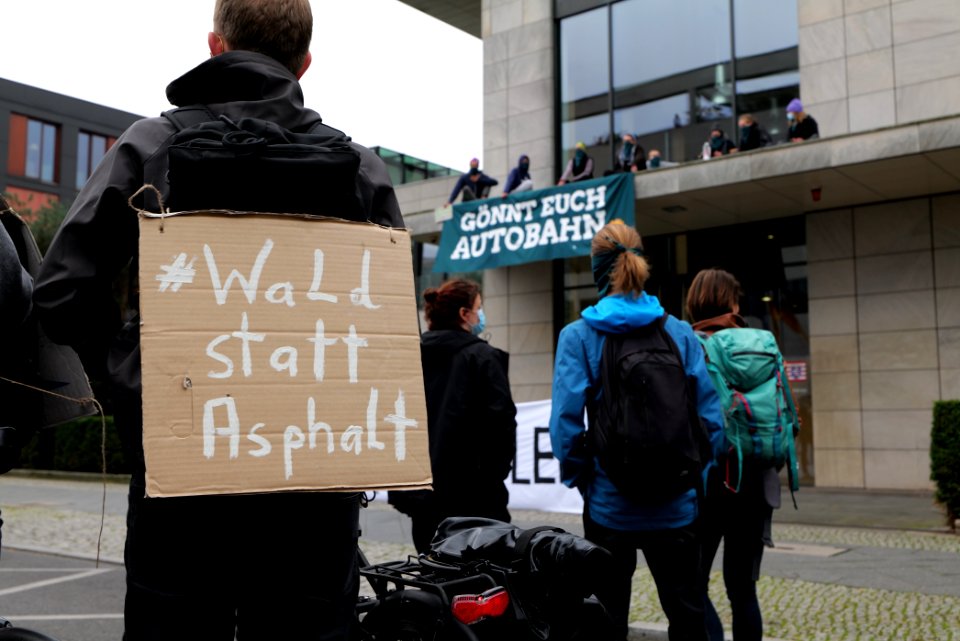Dannenrod forest protest at Hesse representation Berlin 2020-10-02 100