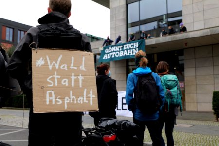 Dannenrod forest protest at Hesse representation Berlin 2020-10-02 100