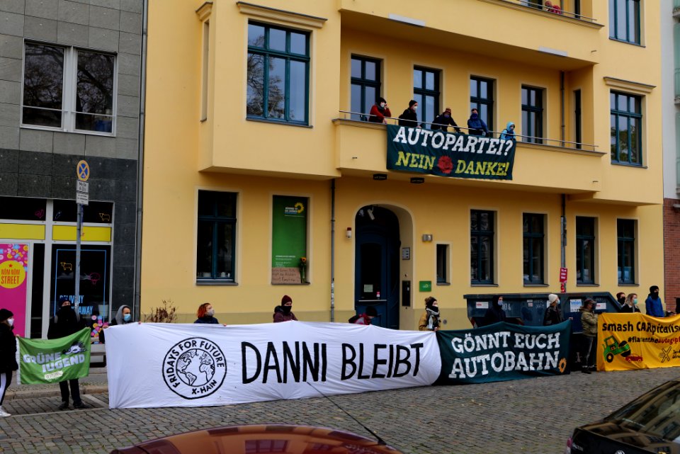 Dannenrod forest protest at green party headquarter Berlin 2020-10-28 62